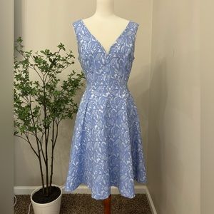 NWT Anthropologie Periwinkle A-line Dress